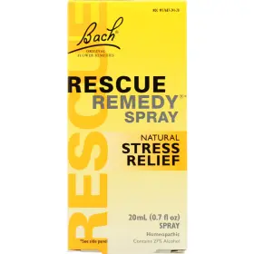 86464 Bach Flower Essences Rescue Remedy Spray Natural Stress Relief Homeopathic 20ml