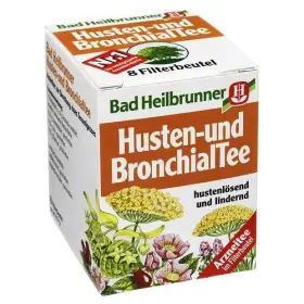 Bad Heilbrunner 008137009008 Husten Und Bronchial Tea 4 Packs Each 8 Teabags From Germany