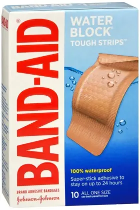 Band-aid 381370055662 Tough Strips Waterproof Extra Large 10 Ct 1.75 By 4 Inches X Boxes