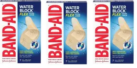 Band-aid 381371190614 Brand Water Block Flex Extra Large 7 Count X 3 Packs