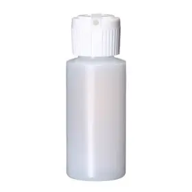 Bargz 634543535554 Empty Plastic Bottles - Refillable Cylinder Bulk 1 Oz Pack Of 12