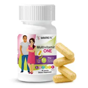 Bariatricpal 737669275035 Iron Multivitamin 18mg 90 Count Bariatric Capsule Easy Swallow