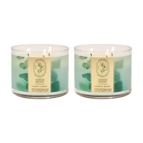 25510306 Bath & Body Works Scented Candle 3 Wick Eucalyptus Spearmint Soy Wax Pack