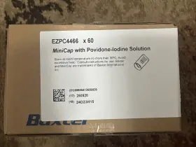 Ezpc4466 Baxter Minicap With Povidone-iodine Solution Qty 60 Dialysis