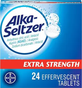 17071 Bayer Consumerhealth Llc Alka-seltzer Extra Strength Effervescent Tablets 24 Count