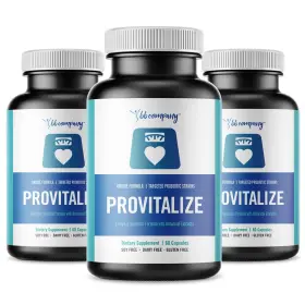 Prv1001-60-b3 Bb Company Reduce Bloat And Support Digestion - Provitalize Probiotic 3 Pack