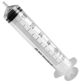 309654 Bd General Purpose Syringe 50 Ml Luer Slip Tip Without Safety 7 Each #309654
