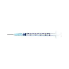 309626 Becton-dickinson Tuberculin Syringe Detachable Slip Tip 25 Ga 5/8 Inch 100/bx