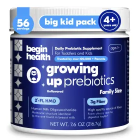 Bgi18991 Begin Health Prebiotic Powder Kids 56 Packs Digestive Gut Supplement Growing