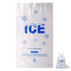 Belinlen 619191401451 200 Pack 8 Lb. Plastic Drawstring 11x19inch 200pack Clear And Blue