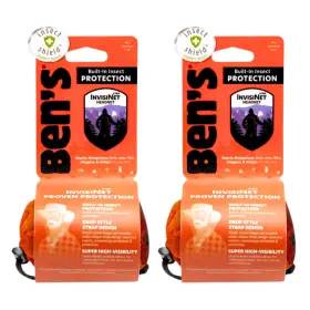 0006-7202-2 Bens Invisinet Xtra Head Net With Insect Shield 1 2-pack