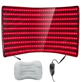 Bestqool 860008651631 Red Light Therapy Mat 400 Leds 660nm 850nm 38 X23 63w Fsa-hsa Triple