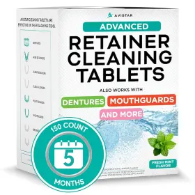 Av-dct150 Besuche Den Avistar-store Retainer And Mundschutz Reinigertabletten Minzgeschmack 150 Pack