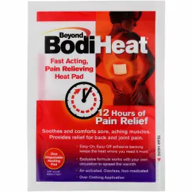028373749821-6a Beyond Bodiheat 6 Pack Pain Reliever Heat Pads