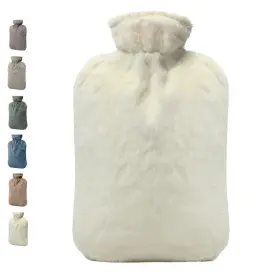 Bicaree 747165755375 Hot Water Bottle With Cover 2l Pvc Bag 1.8l White
