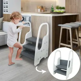 Bigou 755630016616 Toddler Step Stool For Bathroom Sink Adjustable Kids 3 With