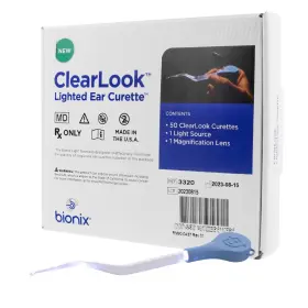 Bionix 714646001146 - Clearlook Lighted Microloop Ear Curette Convenient And Easy-to-use S