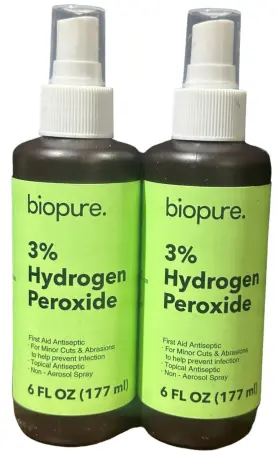 Bp2690-dt Biopure Hydrogen Peroxide 3% Antiseptic Antibacteria Pump Spray Mist Bottle 6 Oz