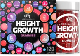 534643 Biotequelab Height Growth Increase Gummies 120g Vitamin Tall Supplement Calcium