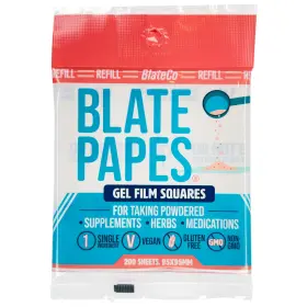 Bp-002 Blateco Blate Papes Edible Film Squares 200 Count Refill Pack Of 1