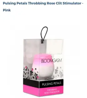 Bloomgasm 848518054425 Pulsing Petals Throbbing Rose Stimulator - Pink