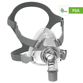 2404012h Bmc F5 Medium Full Face Mask With Headgear Strap Frame Elbow And Cushion M - Sealed