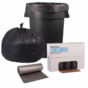 4046sh Boardwalk Low-density Can Liners 45gal .95mil 40w X 46h Gray