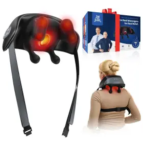 206dm Bob And Brad Ineck Pro Cordless 4d Shiatsu Neck Massager Heat For Pain Relief