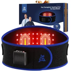 Bob And Brad Hxr-l130 Heating Pad Belt Cordless Wearable Red Light Lower Back Support Massager