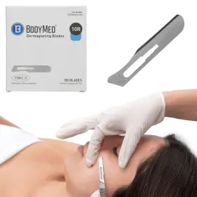 Bdmsbs10r Bodymed Dermaplaning Blades #10r In Stainless Steel 100 Pcs - Sterile