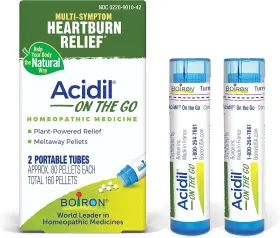 Boiron 306969010426 Acidil On The Go Travel Essential For Relief Of Acid Reflux