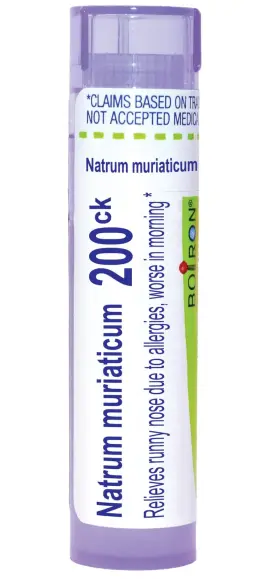 Bos51131 Boiron Homeopathic Medicine Natrum Muriaticum 200ck Runny Nose 80 Pellets