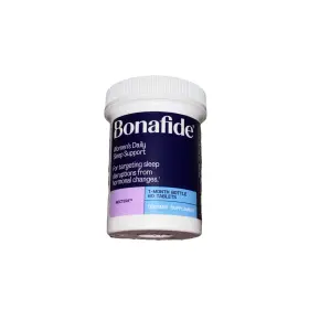Bonafide 851678006777 Sleep Support Tablets Melatonin Free 60 1 Month Supply Women Daily Stay-asleep