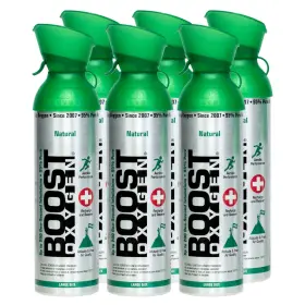 565852 Boost Oxygen Supplemental 10 Liter Natural Aroma 6 Pack