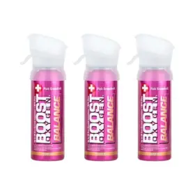 Boost Oxygen 637866190295 Pocket Size Pink Grapefruit 3 Liter Canister All-natural Respir