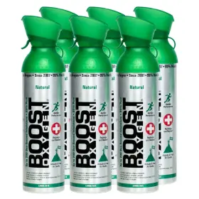 Boost Oxygen 637866301271 Supplemental 10 Liter Natural Aroma - 6 Pack