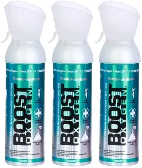 Boost Oxygen 637866501183 Supplemental - 5 Liter Menthol-eucalyptus -3 Pack