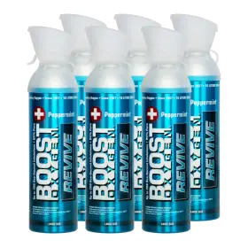 Boost Oxygen 637866593034 Large Revive Peppermint Aroma 10l Canister Resiratory Support For