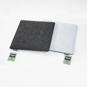 Box-sit-1-2x Boxio Fba - Sit Pack Of 2 Seat Cushion Felt Toilet Anthracite Light Grey