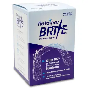 Rb-120 Brand Retainer Brite - Cleaner Tablets For Invisalign Mouth Guard