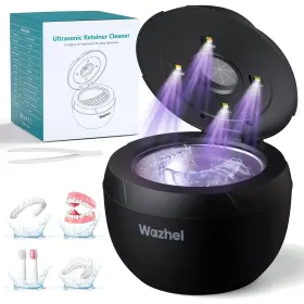 Brand Wazhel 743352675938 Ultrasonic Retainer Cleaner Machine 45khz Dental Cleaning Pod Select Color