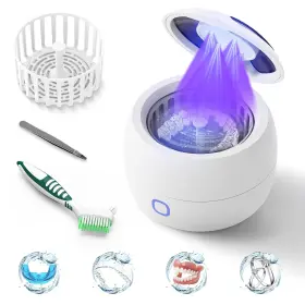 Jx-580 Brand Zyrex Upgraded Ultrasonic Retainer Cleaner 45khz Machine White