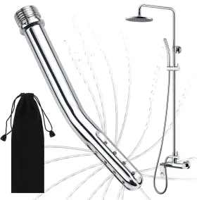 Branded 313048770713 Metal Shower Cleaner Enema Douche System Handheld Water Nozzle Anal Rins