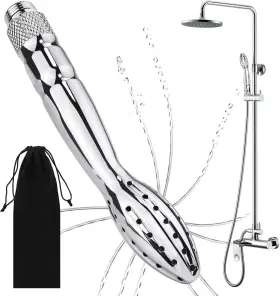 Branded 445006156154 Metal Shower Cleaner Enema Douche System Handheld Water Nozzle Anal Rins