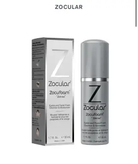 Branded 860704000184 Zocular Zocufoam Eyelid Cleanser - Foaming Scrub For Blepharitis Demo
