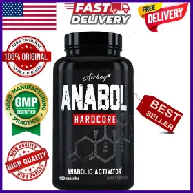 Anabolhc-60ct Branded Anabol Hardcore Advanced Bodybuilding Supplement 120 Capsules Energy Support