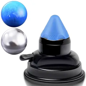 Gqamq-3 Branded Mountable Massage Ball 3 In 1 Muscle Recovery Massager For Pain Blue