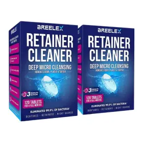 Frmbr1-bw7-bqfae Breelex Retainer Cleaner Tablets - Pack Of 2 240 Deep Sta Inch