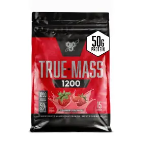 Bn-tm-465-02 Bsn Weight Gainer Protein Powder 10.25 Pound Strawberry Milkshake True Mass