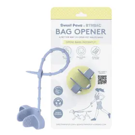Btr-g01 Btrbag Dog Poop Bag Opener Device. Silicone 1 Count Pack Of Glacier Grey
